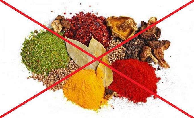 Si vous souffrez d'ostéochondrose cervicale, vous devez éviter d'utiliser des épices piquantes.