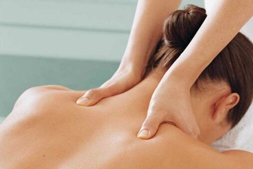 Massage pour l'ostéochondrose cervicale